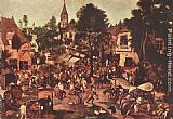 Village Feast by Pieter the Younger Brueghel